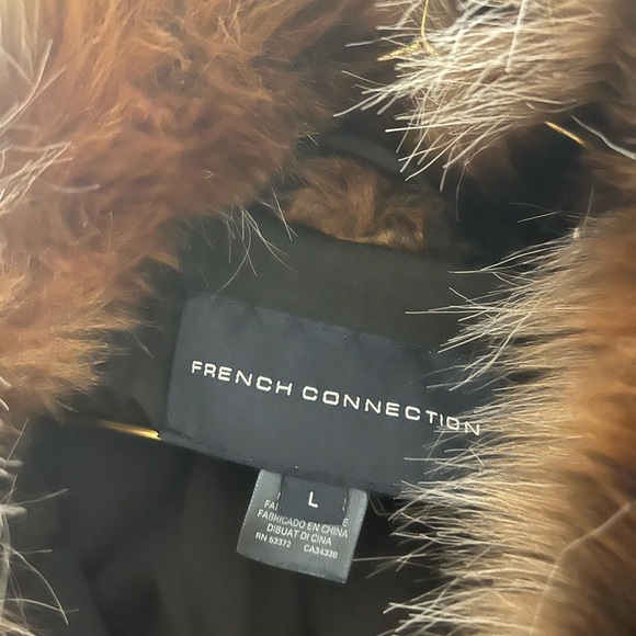 French Connection Dallow Multicolor Faux Fur Jacket - Picture 6 of 10